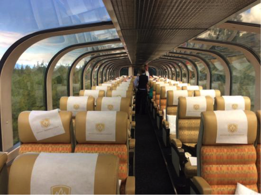 he Rocky Mountaineer