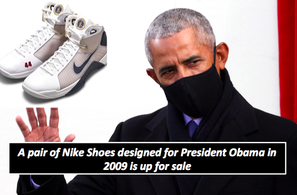 Nike Shoes Made For US President Barack Obama Go On Sale For $25,000