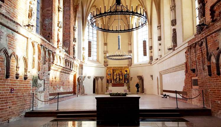 The cathedral at Malbork Castle