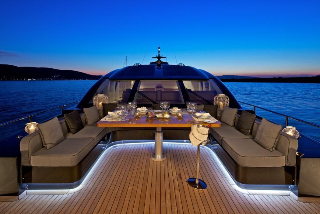 Luxury yachts of billionaires