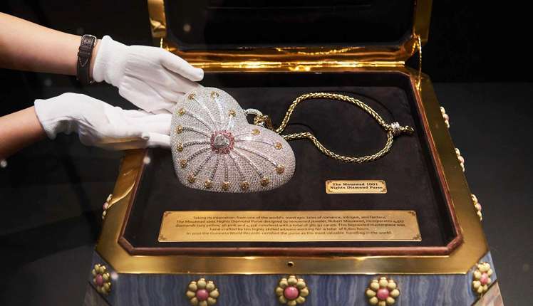Mouawad 1001 Nights Diamond Purse is priced at a jaw dropping amount of 3.8 million dollars. It is the most expensive purse.