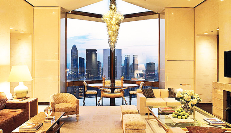 Ty Warner Penthouse in Four Season Hotel, New York (US$60,000 per night)