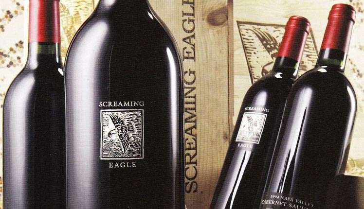 The Screaming Eagle Cabernet Sauvignon 1992 fetch $500,000 at a Charity auction in 2000