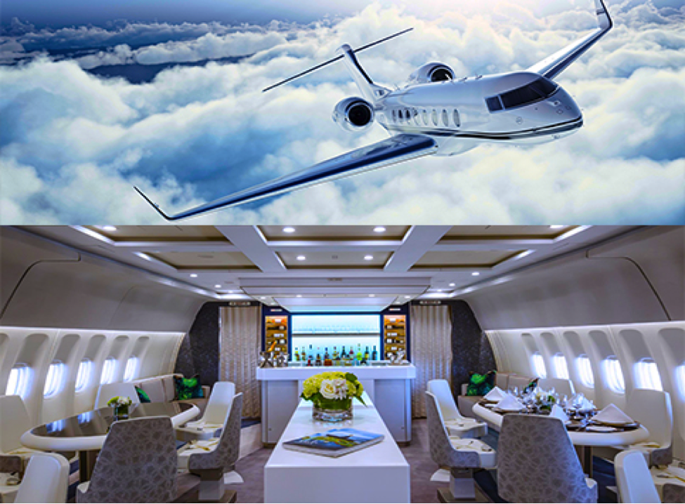 Four Seasons just Launched the most expensive private jet that comes with a bar and an onboard chef